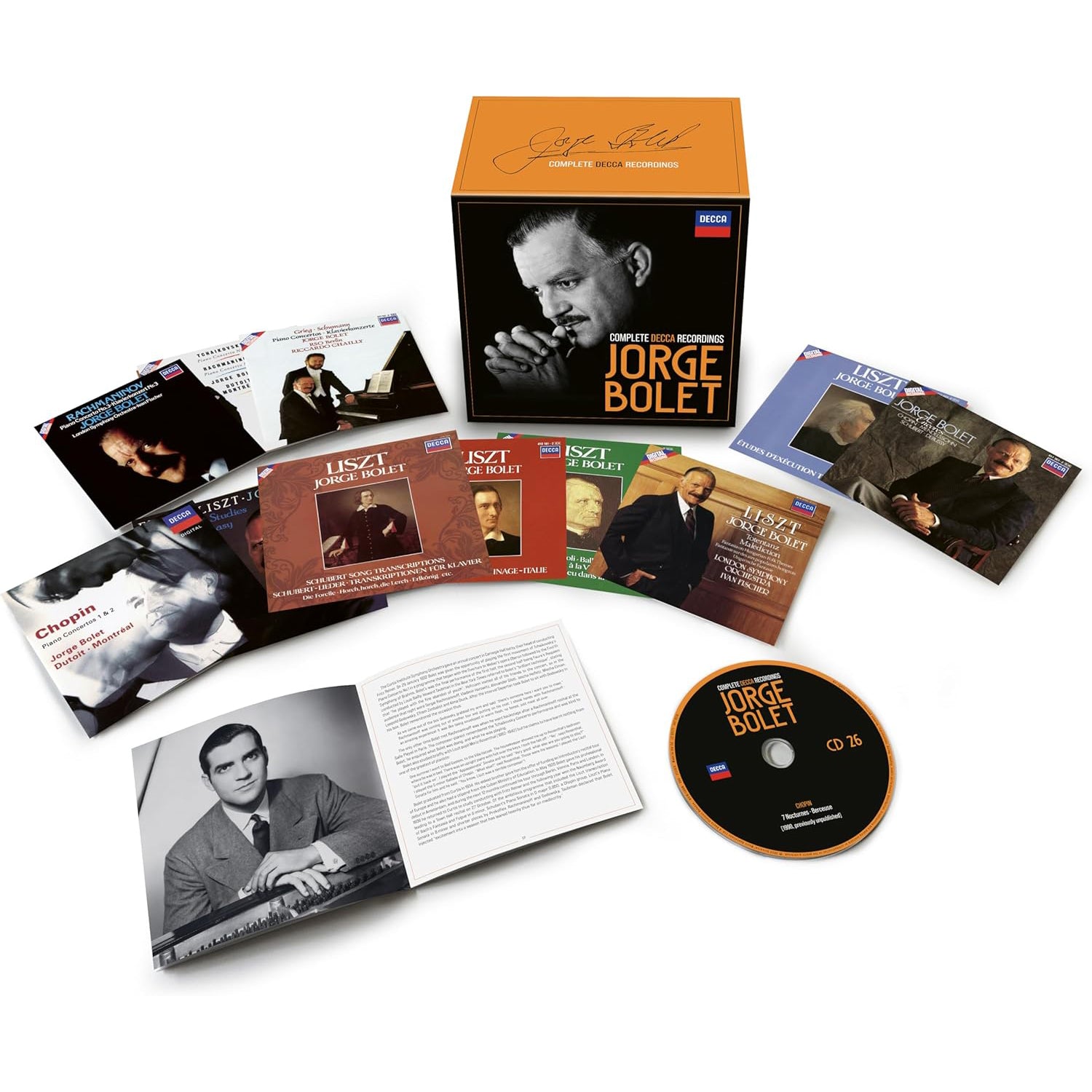 Complete Decca Recordings (26CD Box Set) by Jorge Bolet | Classics ...