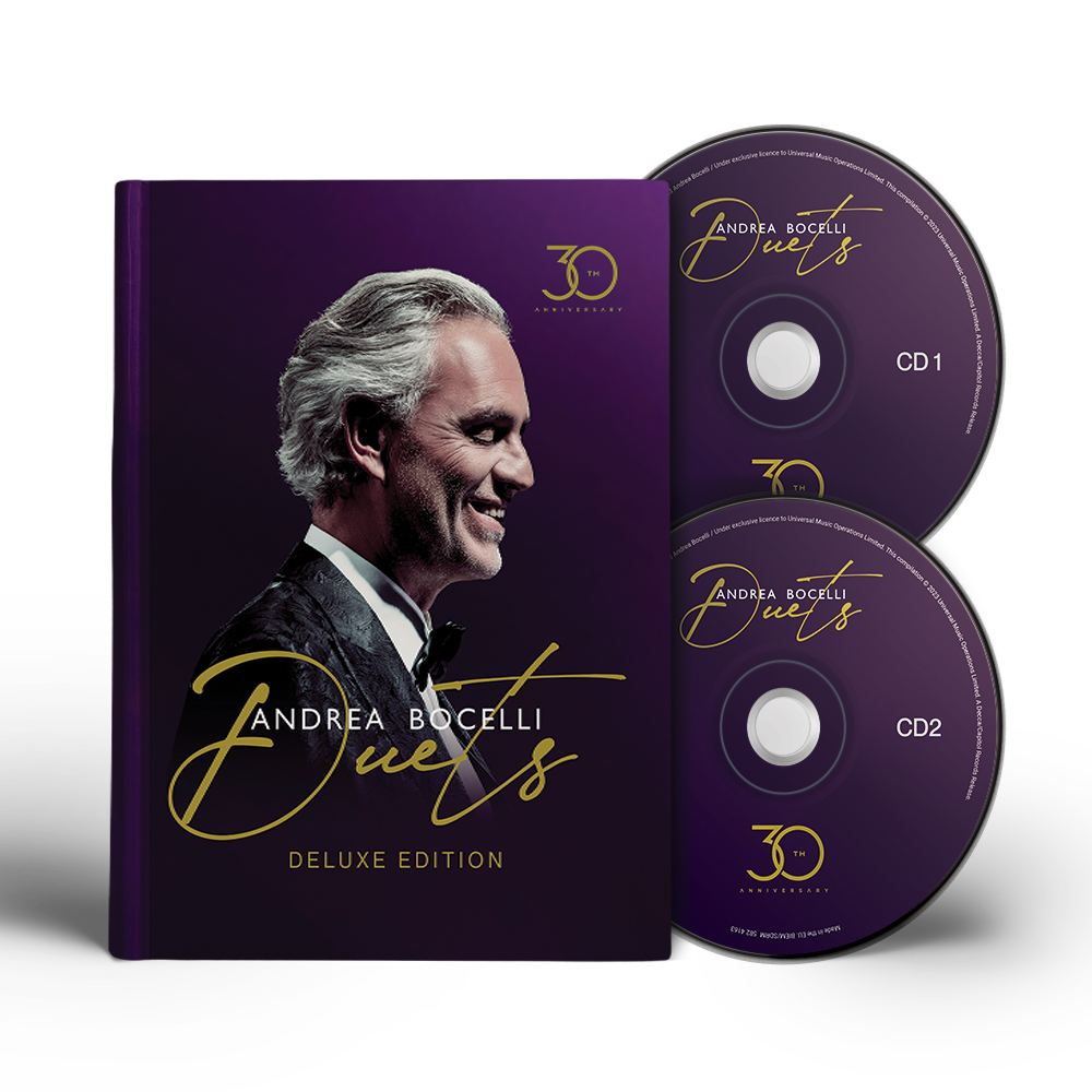 The Duets - 30th Anniversary (CD Book) by Andrea Bocelli | Classics ...