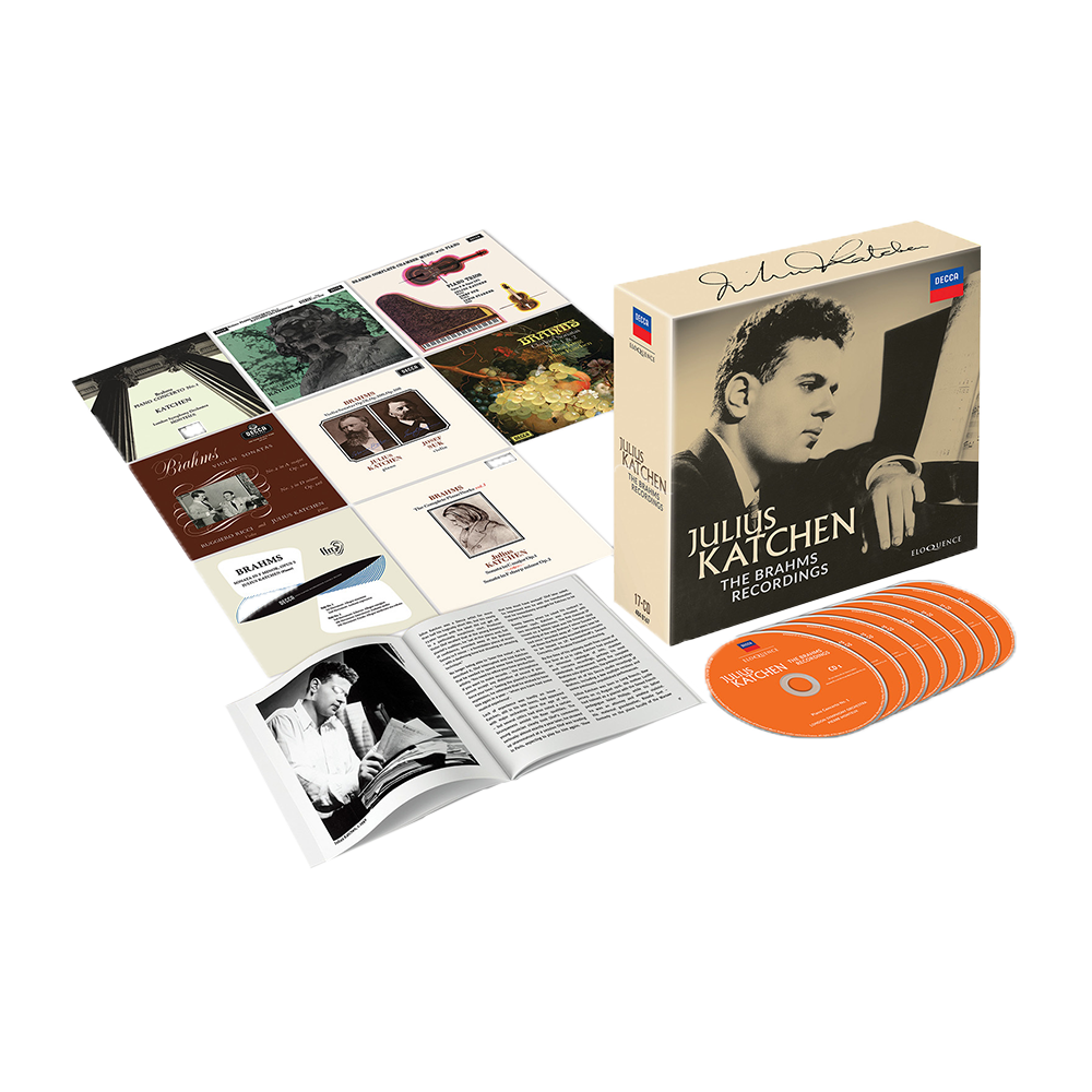 Julius Katchen – The Brahms Recordings (17CD) Exploded Packshot