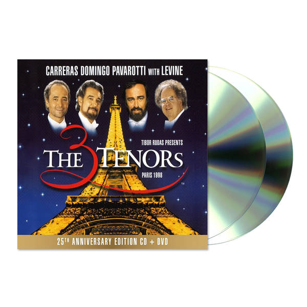 The Three Tenors In Paris 1998 25th Anniversary Edition CD DVD By The three tenors in paris 1998 25th anniversary edition cd dvd by
