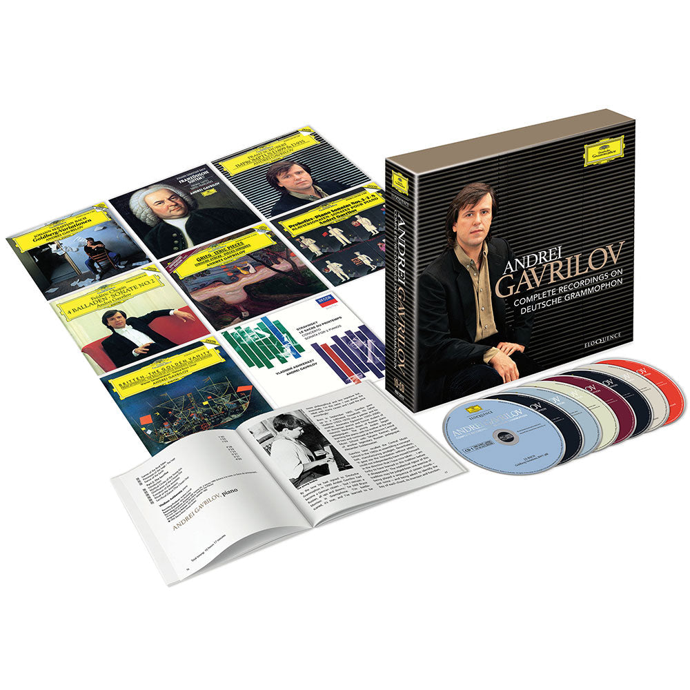 Andrei Gavrilov - Complete Recordings on Deutsche Grammophon Exploded Packshot
