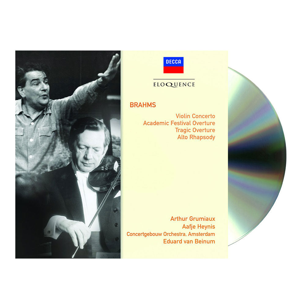 Brahms: Violin Concerto; Overtures; Alto Rhapsody (CD)