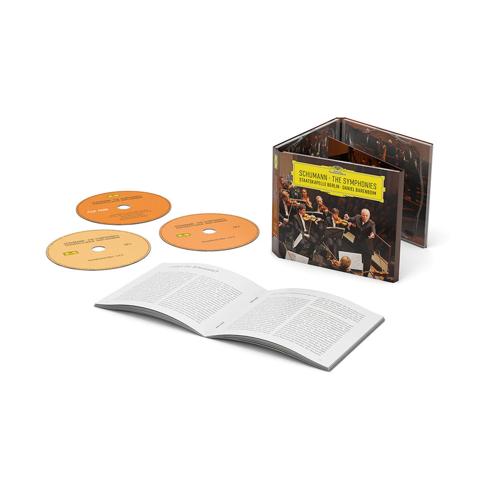 Schumann: The Symphonies (2CD+BLURAY) Exploded Packshot