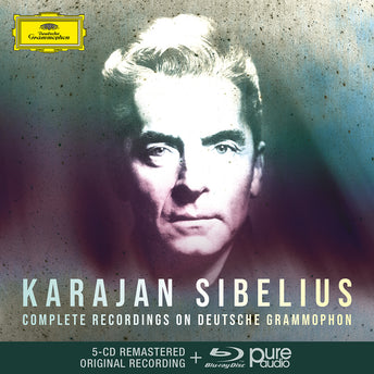 Karajan Complete Sibelius Recordings on Deutsche Grammophon (5CD+ Blu Ray Audio) Cover